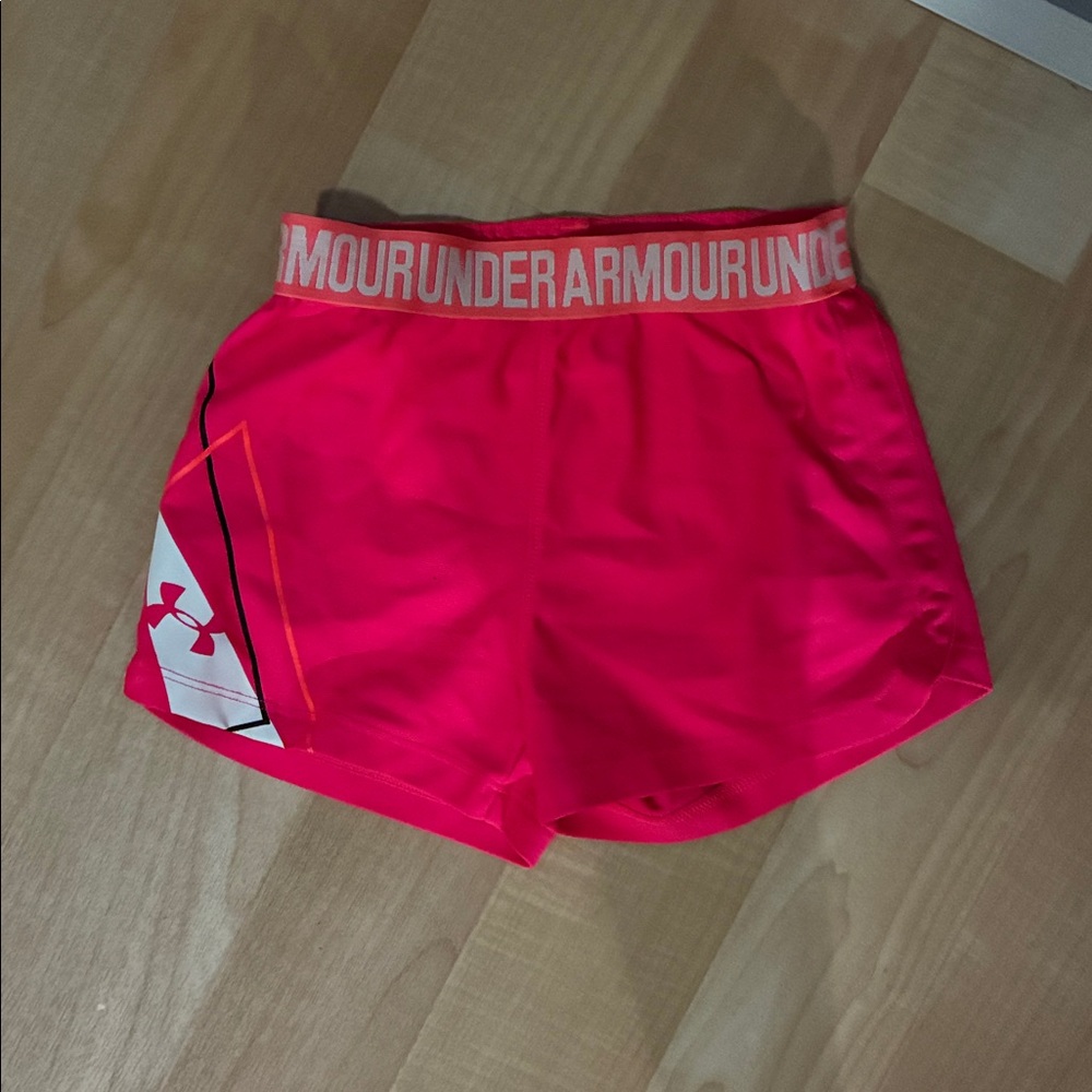 Under Armour Hot Pink Training Shorts